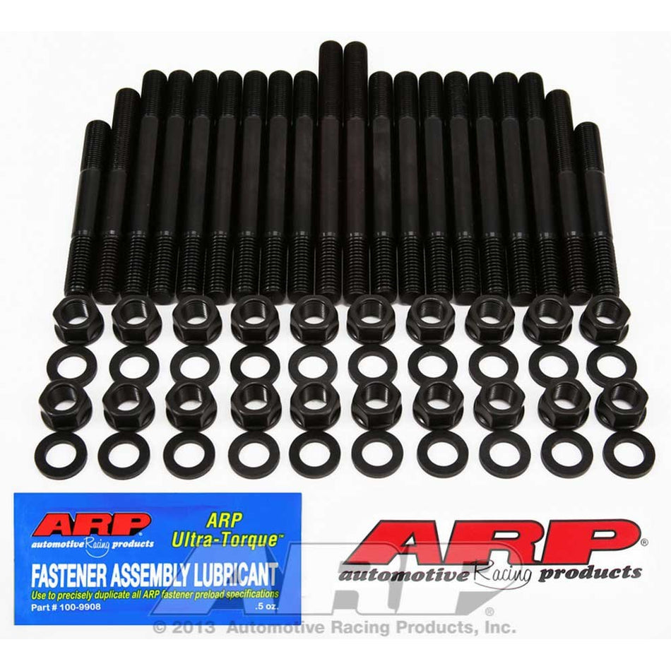 ARP Cylinder Head Stud Kit - Hex Nuts - Chromoly - Black Oxide - Oldsmobile 350 Diesel
