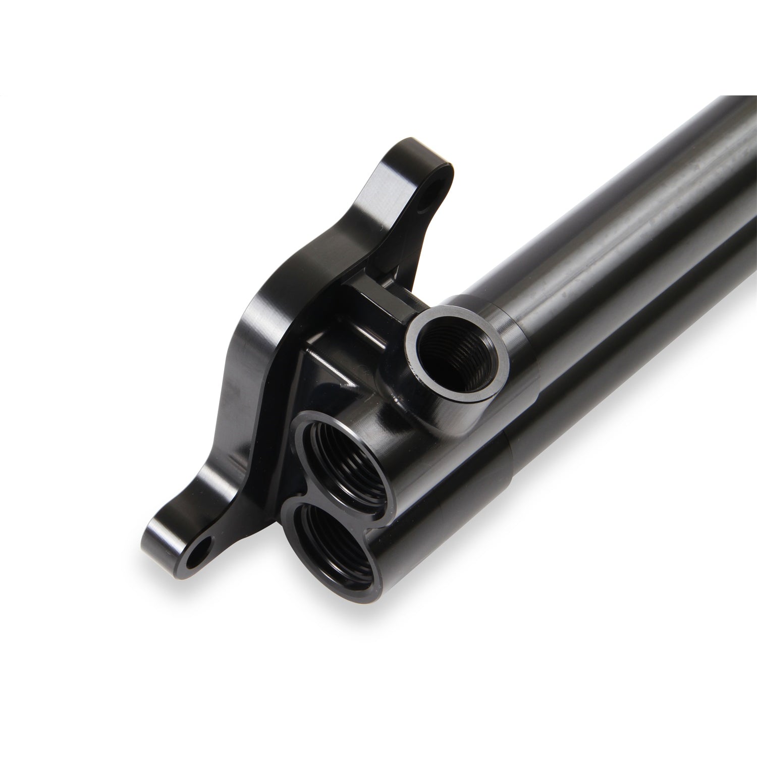 Earl's Intercooler Manifold - 10 AN Female O-ring Outlets - 10 AN Female O-Ring Inlets - Black