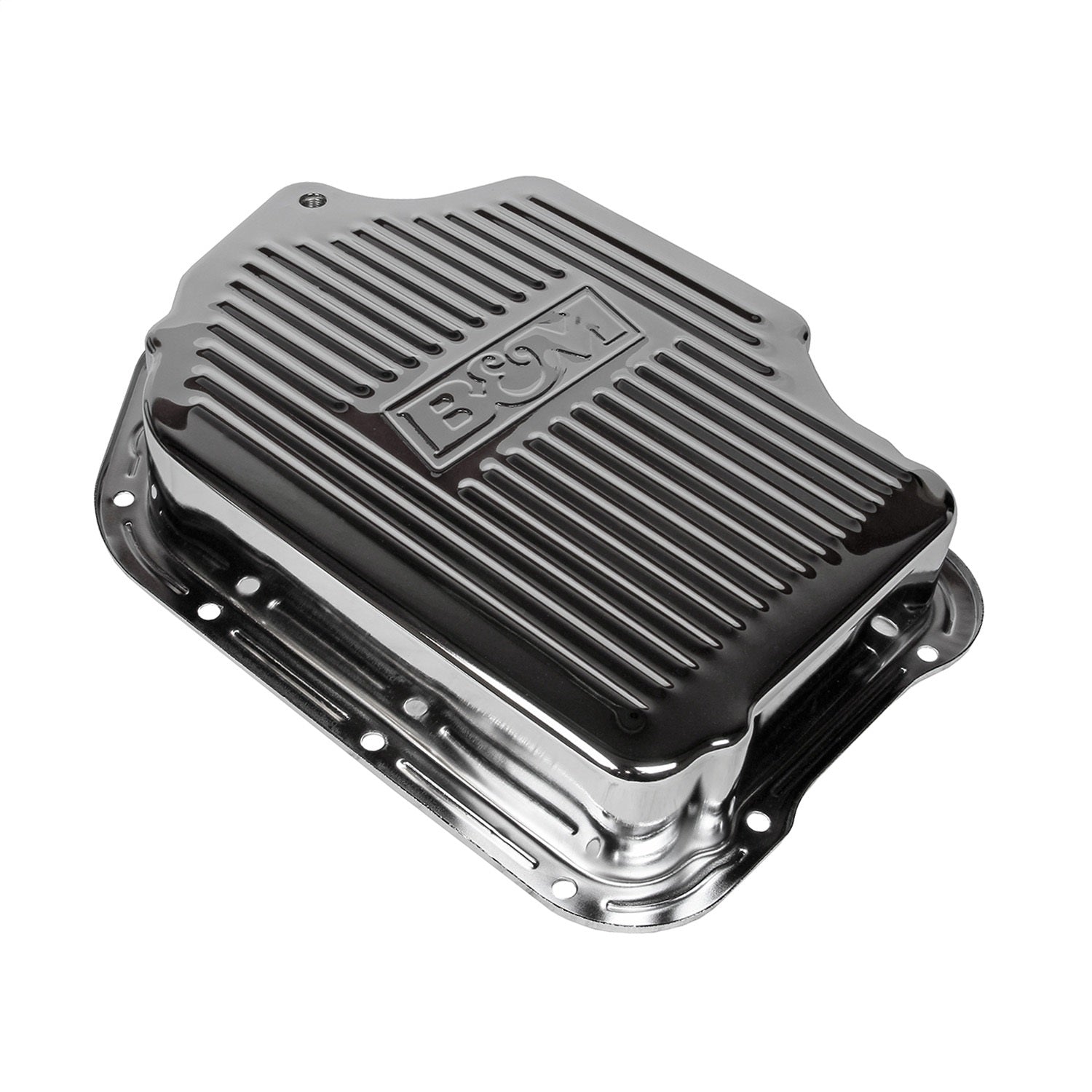 B&M Chrome Deep Transmission Pan For TH 400 Transmission