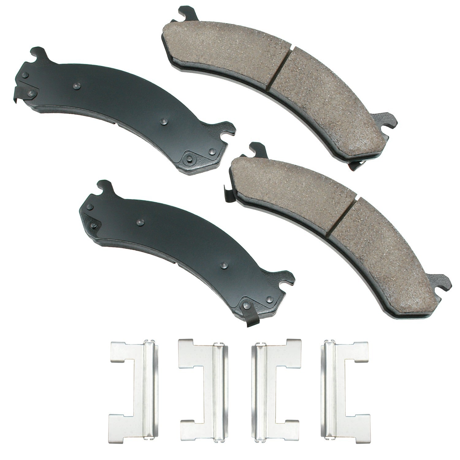 Akebono Brakes ProACT Front Brake Pads - Cadillac DeVille 2000-05 (Set of 4)