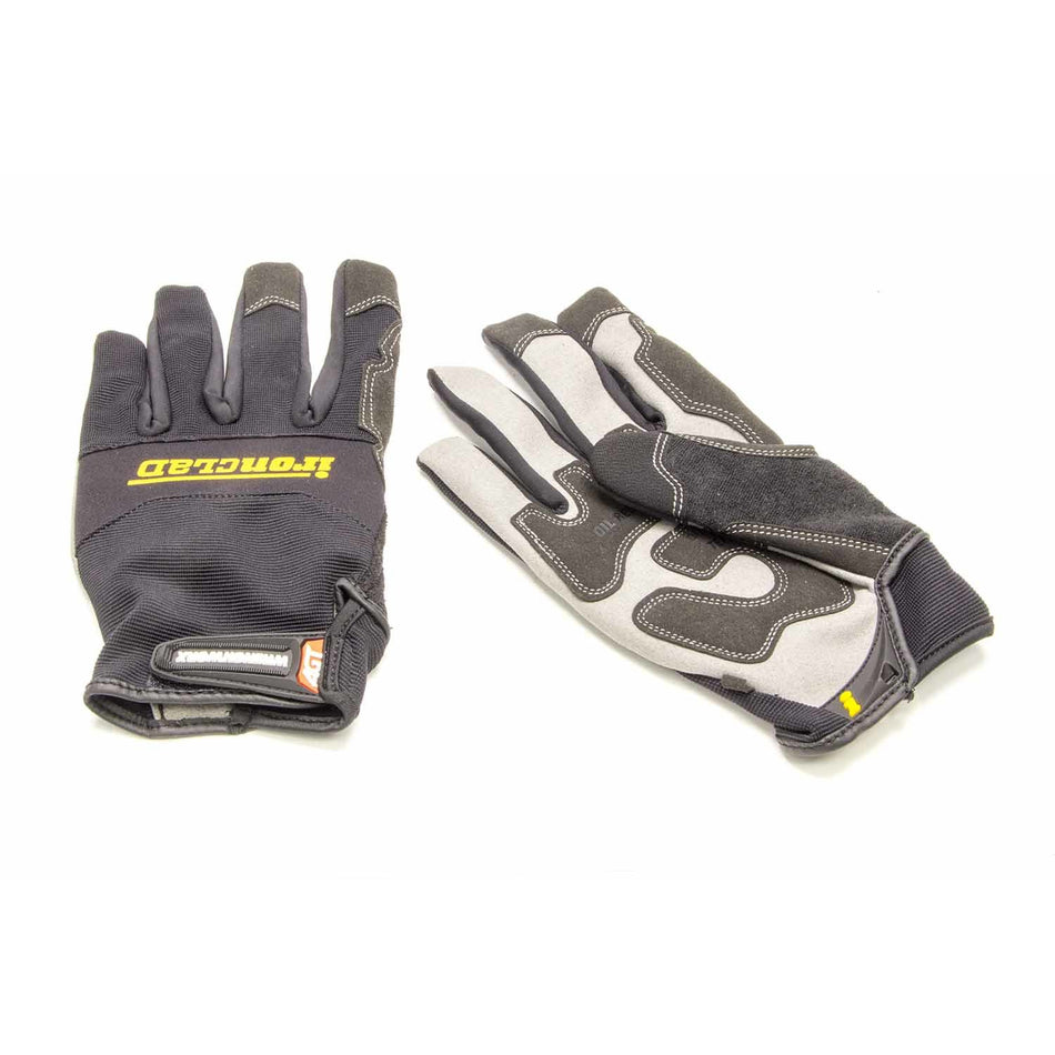 Ironclad Shop Gloves Wrenchworx Impact Padded Fingertips and Palm Velcro Closure - Nylon - Small