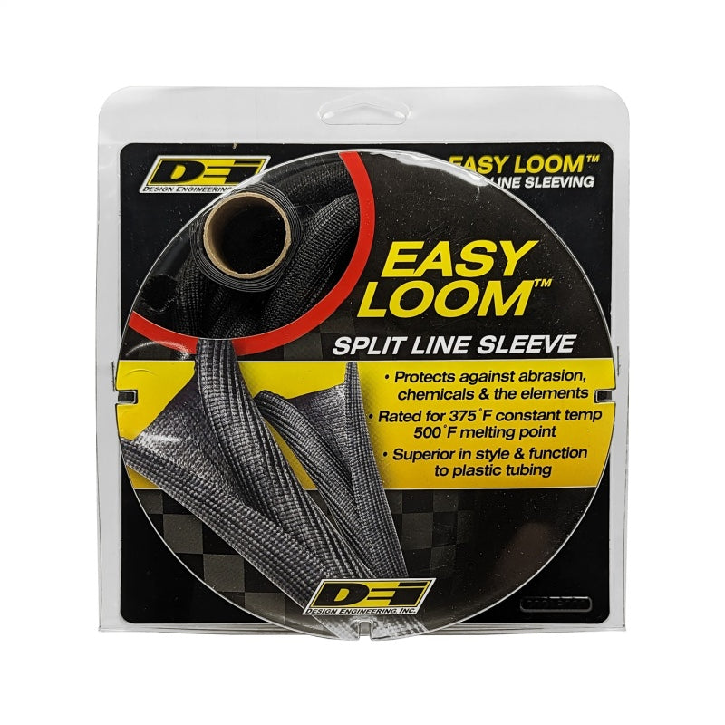 DEI Hose and Wire Sleeve - 5/16" Diameter - 20 ft - Split - Black