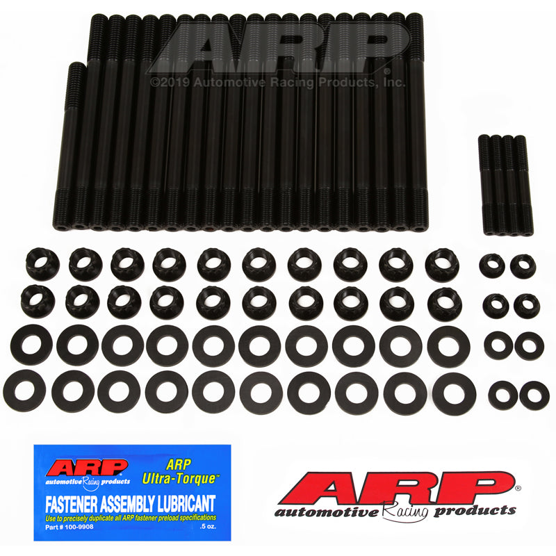 ARP Cylinder Head Stud 12 Point Nuts Chromoly Black Oxide - GM V6