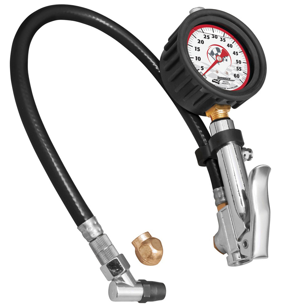 Longacre Quick Fill Tire Inflator and Gauge - 0-60 psi