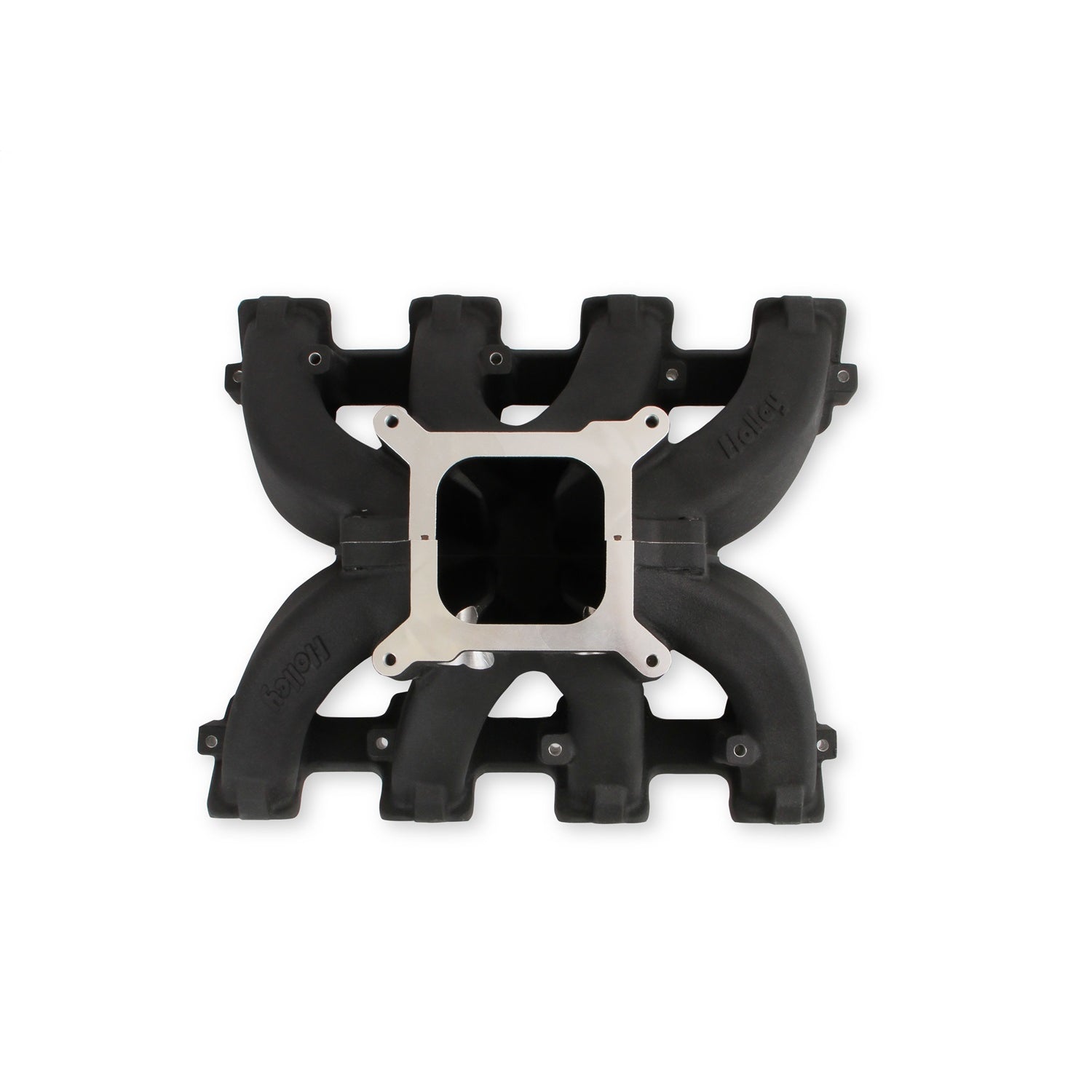 Holley Single-Plane Race Intake Manifold - Square Bore - Single Plane - Aluminum - Black - LS3/L92 - GM LS-Series