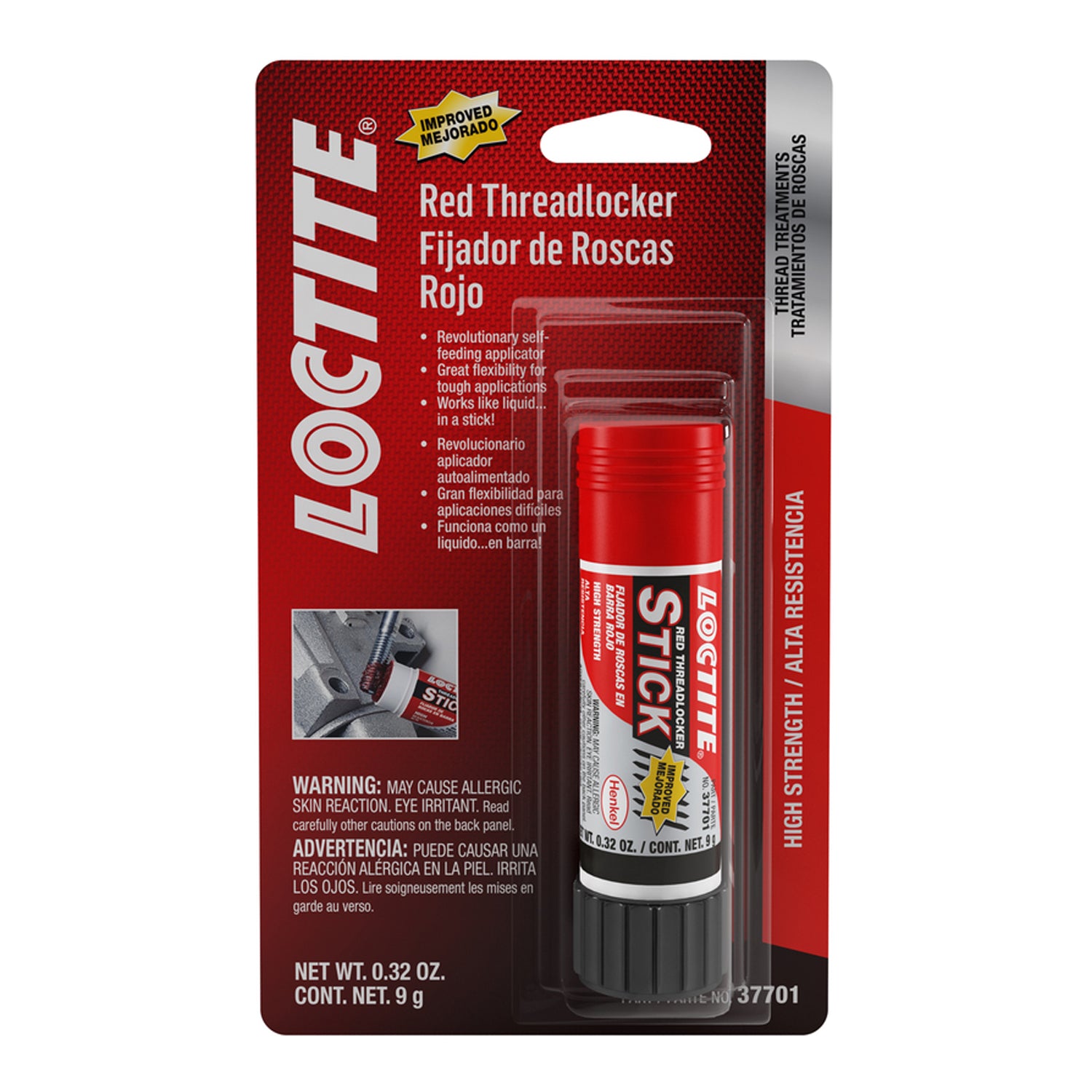 Loctite Threadlocker Red Stick 9g/.30oz