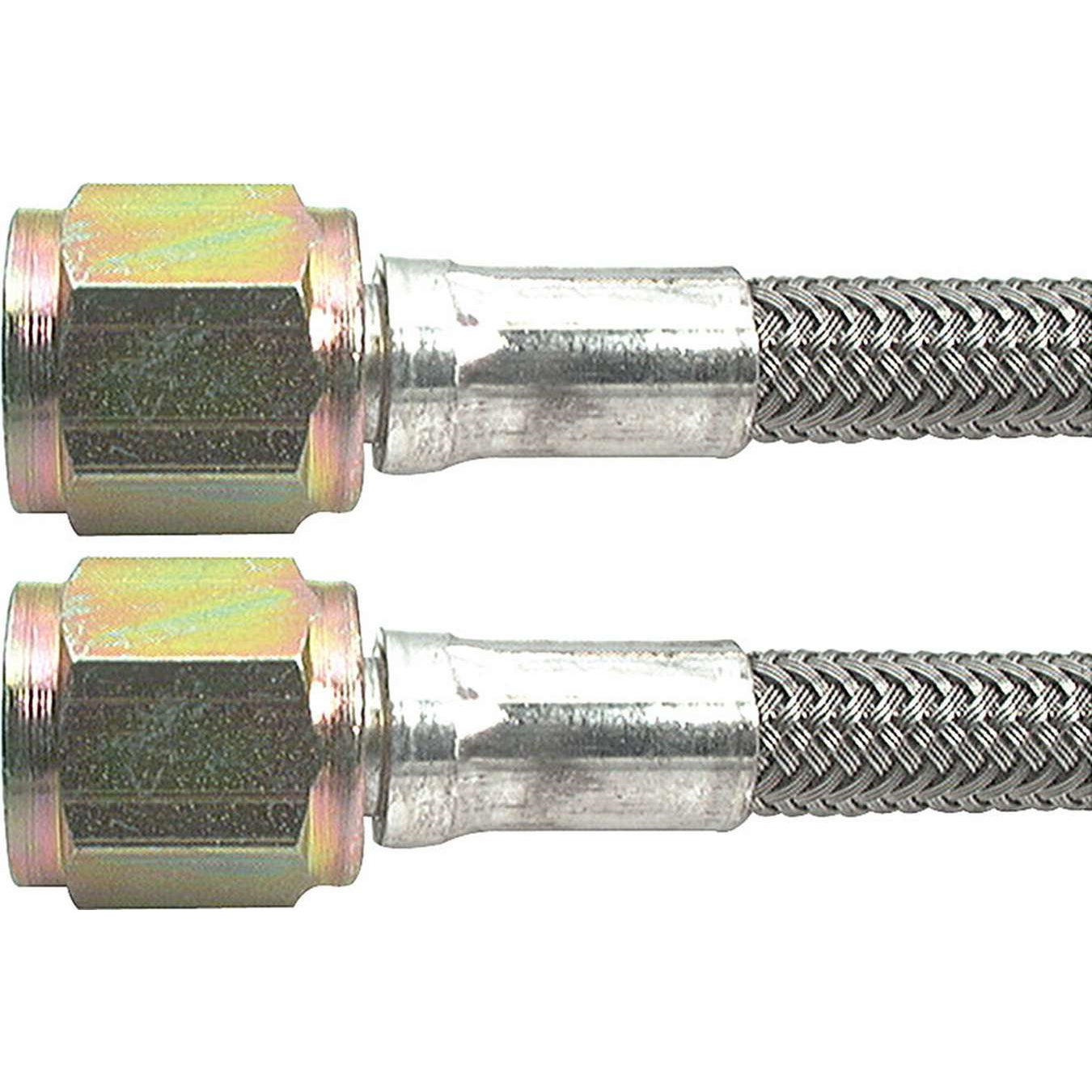 Allstar Performance 10" #4 Braided Line -4 Straight / -4 Straight