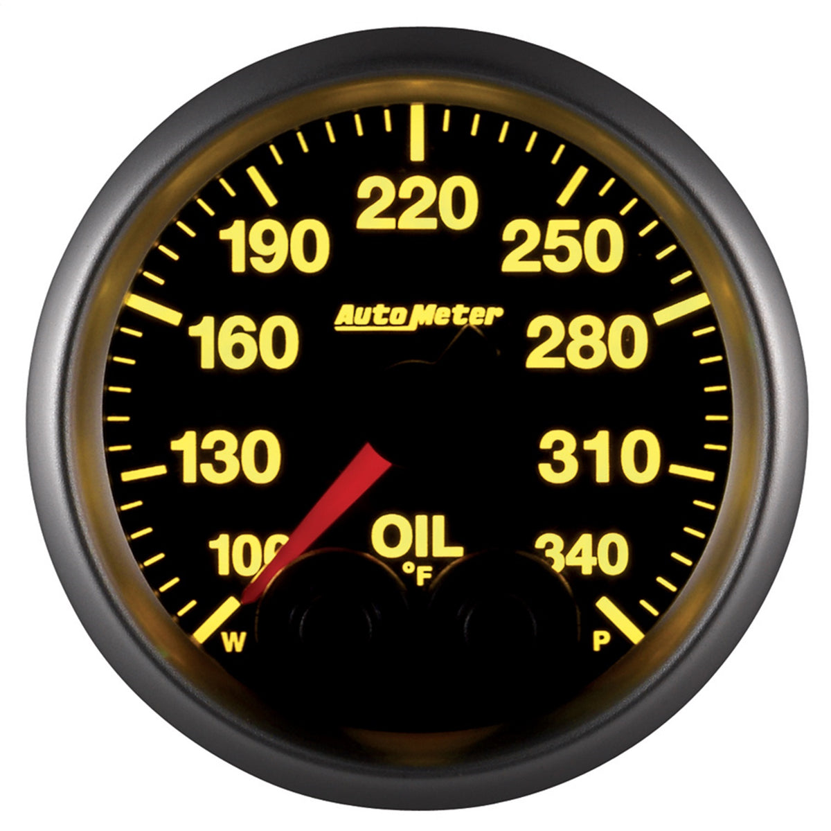 Auto Meter Elite Series Oil Temperature Gauge - 2-1/16"