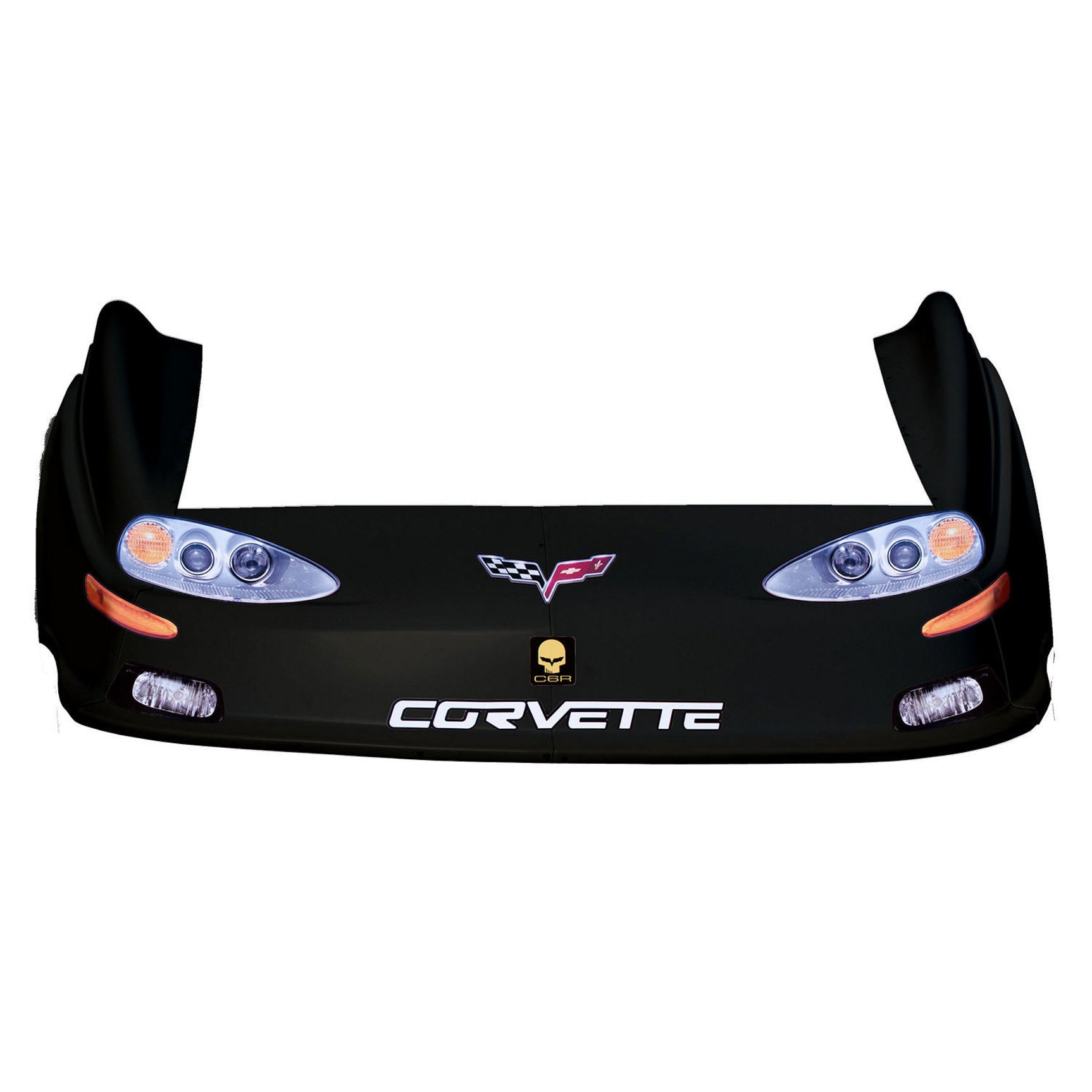 Five Star Corvette MD3 Complete Nose and Fender Combo Kit - Black (Newer Style)