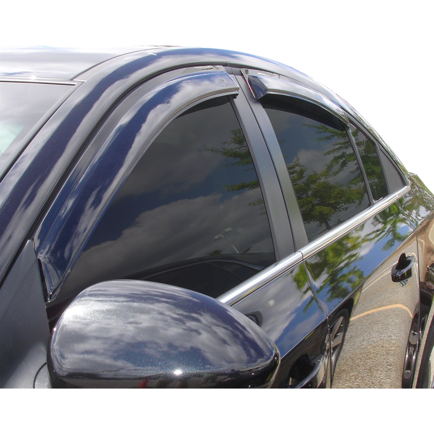 Auto Ventshade Original Ventvisor - Front/Rear - Smoke - Chevy Cruze 2011-16