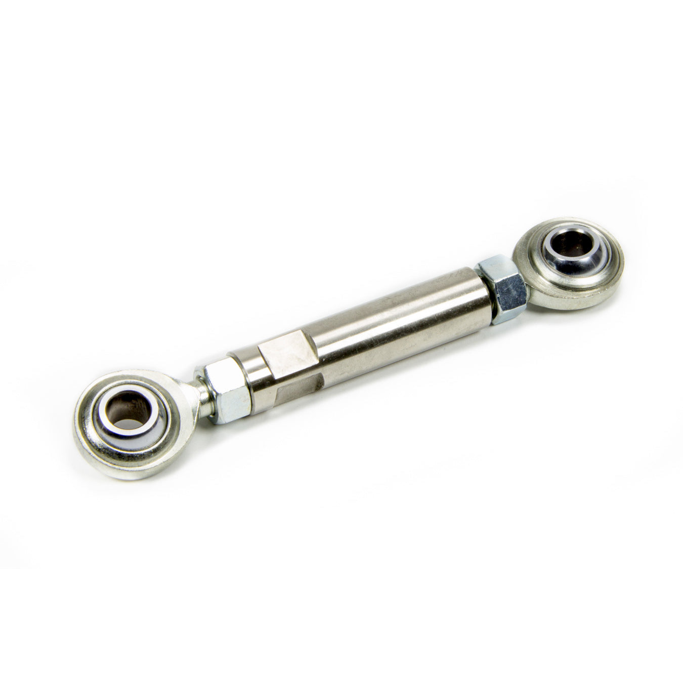 March Performance 4-1/2 to 6" Long Adjustment Rod 3/8" Mounting Hole Chromoly Rod Ends Stainless - Polished