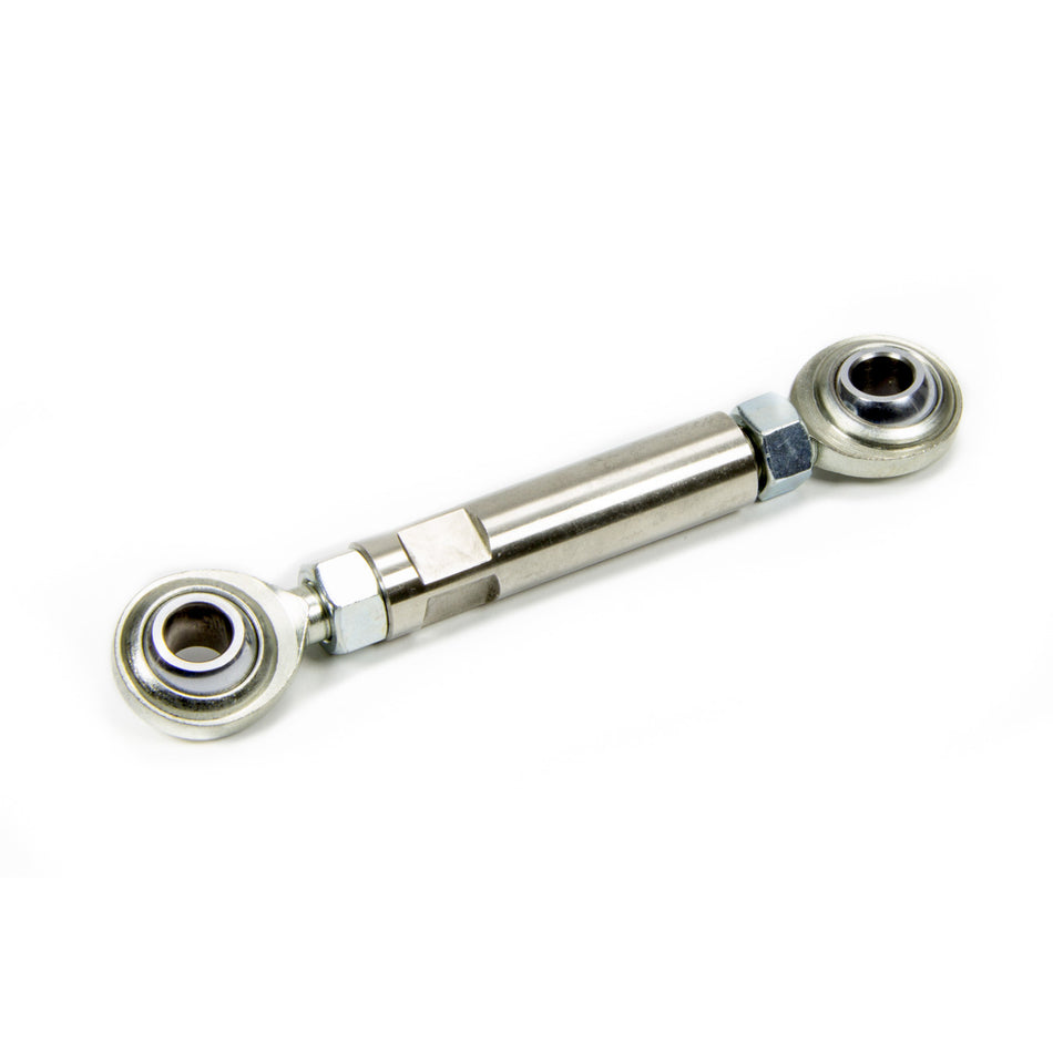 March Performance 4-1/2 to 6" Long Adjustment Rod 3/8" Mounting Hole Chromoly Rod Ends Stainless - Polished