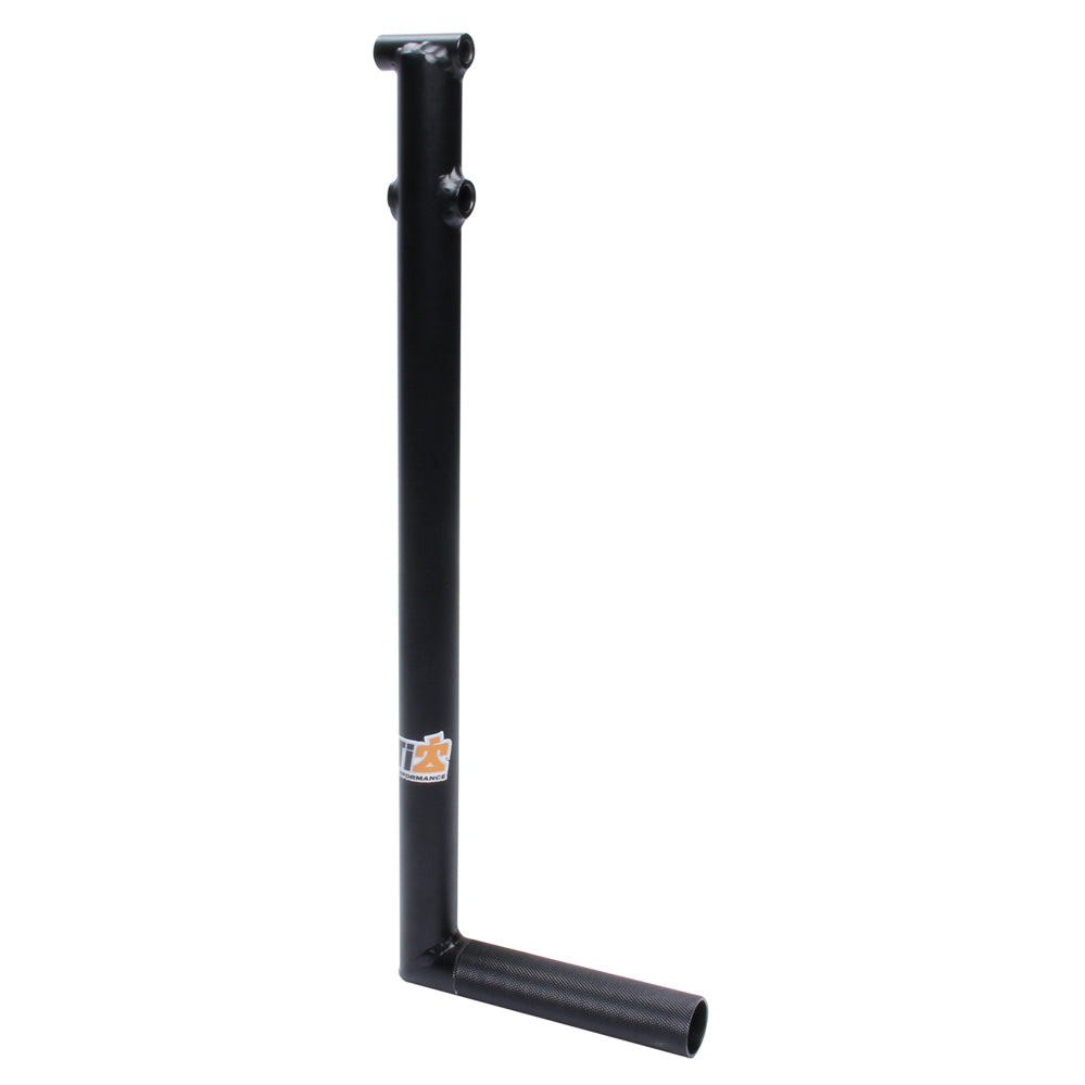 Ti22 Performance Chromoly Brake Pedal 1" Raised Rail Black