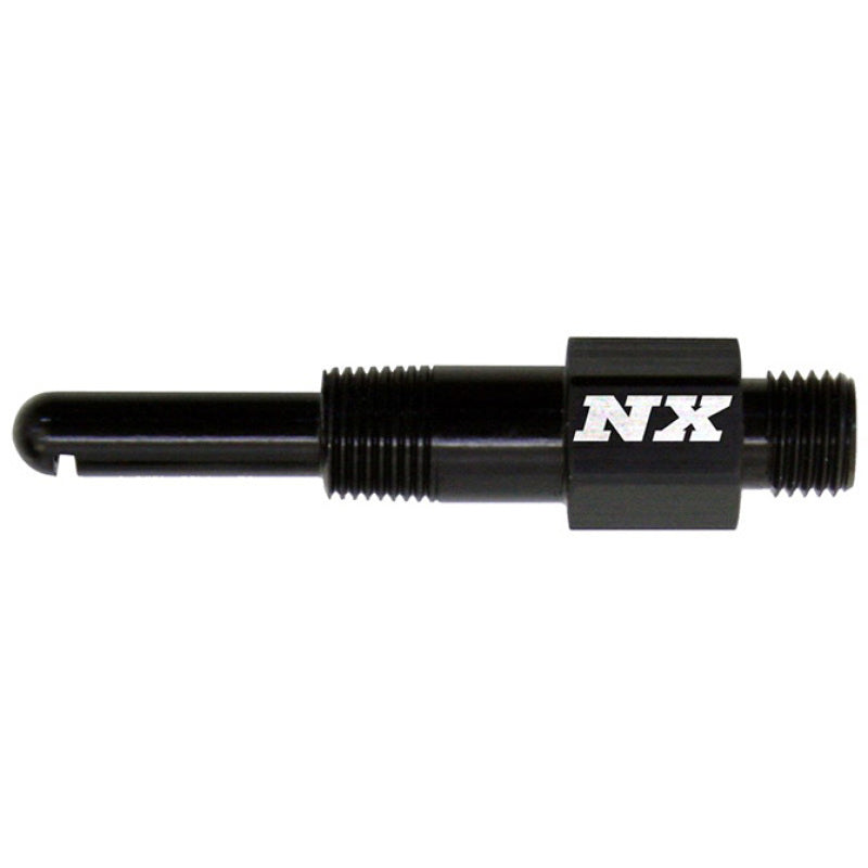 Nitrous Express Dry Nozzle Nitrous Oxide Nozzle Straight 1/8" NPT Aluminum - Black Anodize