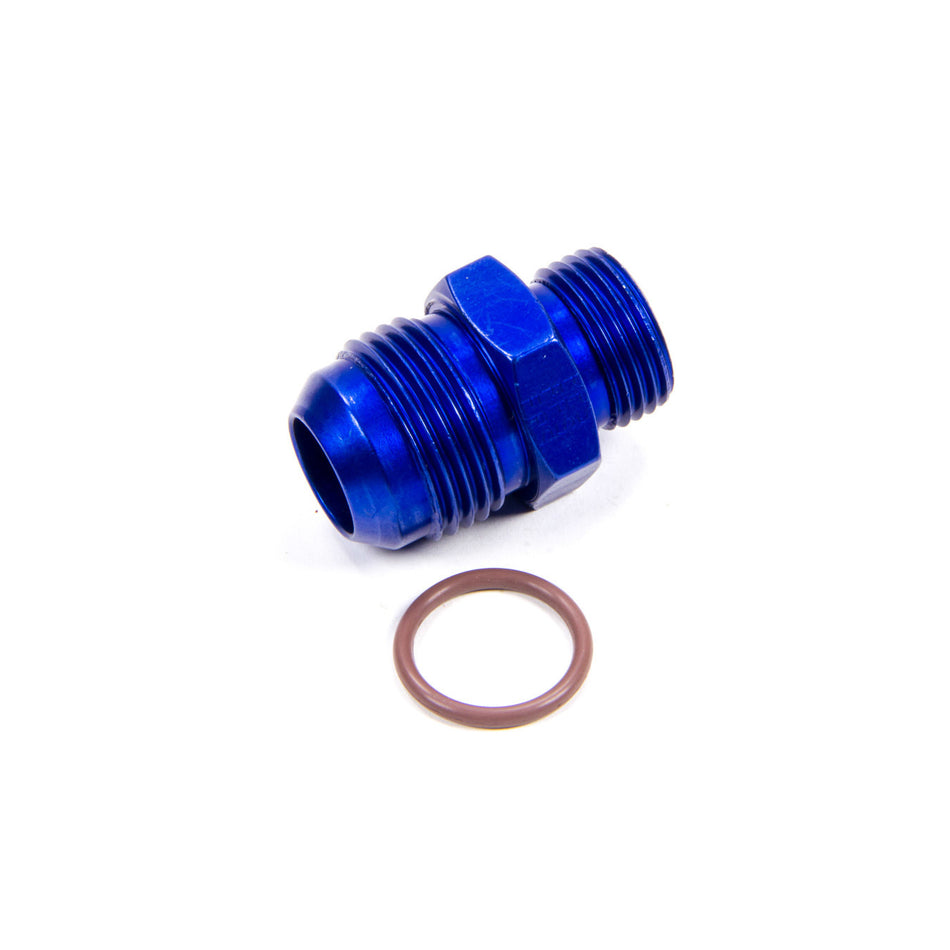 Fragola -12 AN Male to -10 AN Male O-Ring Boss Adapter - Blue