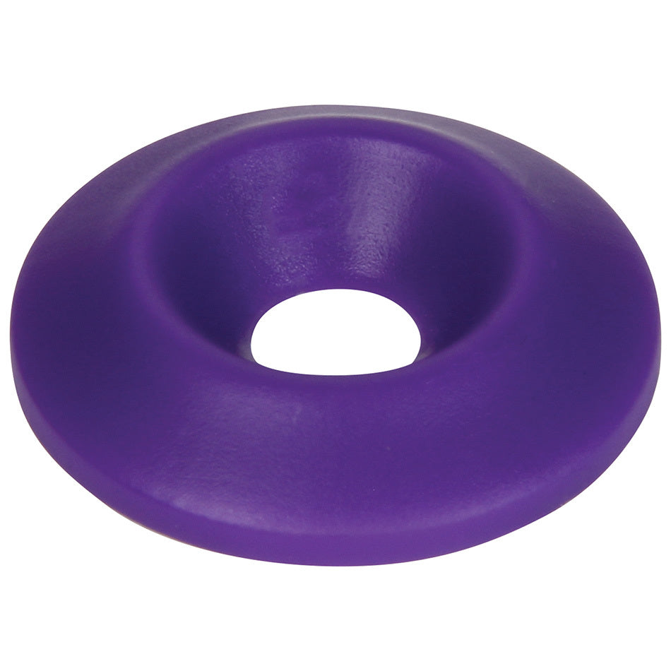 Allstar Performance Countersunk Washer - 1/4" ID - 1" OD - Plastic - Purple (Set of 10)