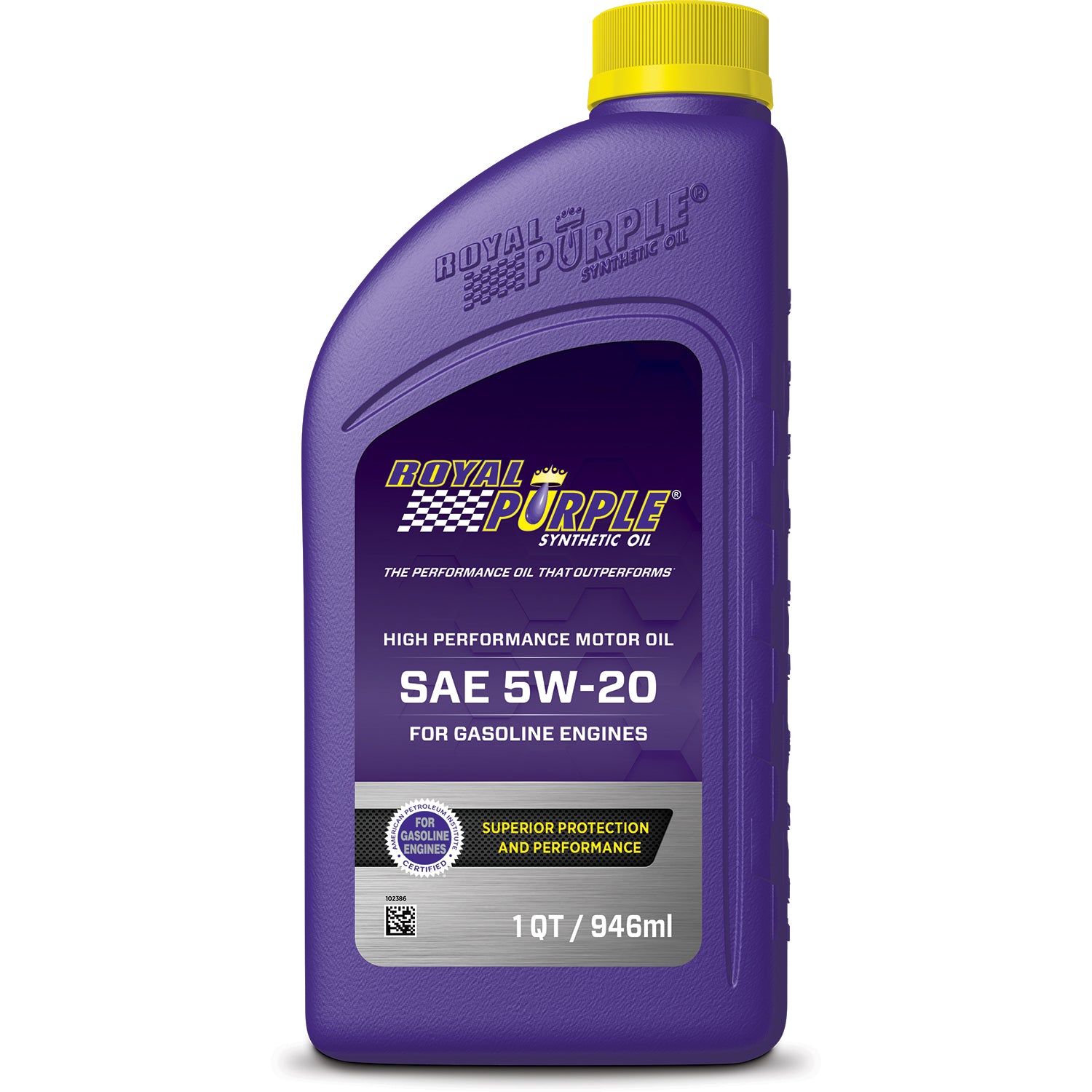 Royal Purple High Performance Motor Oil - SAE 5W20 - 1 Quart