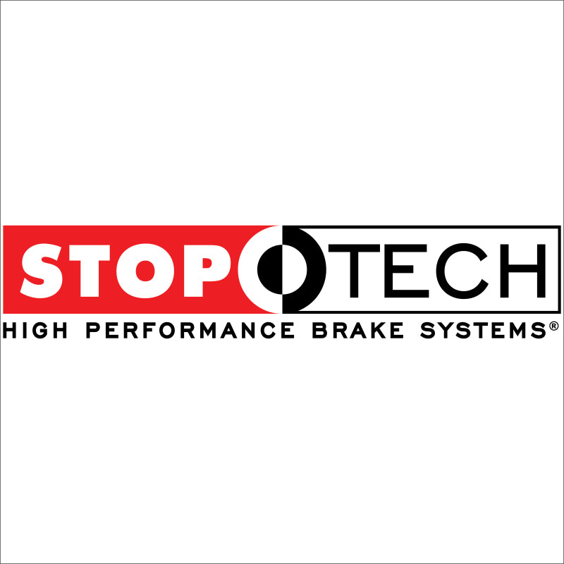 Stoptech Power Slot Brake Rotor Rear Driver Side Directional/Slotted - 1 Piece