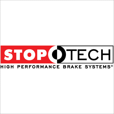 Stoptech Power Slot Brake Rotor Rear Driver Side Directional/Slotted - 1 Piece