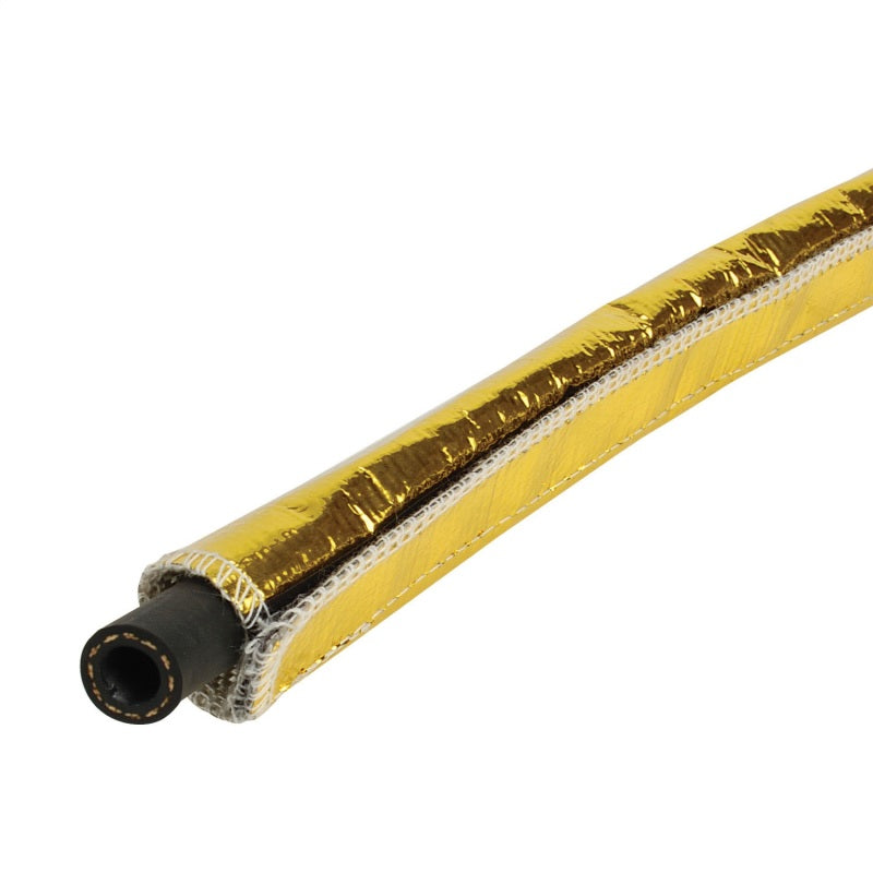 DEI Heat Shroud Gold - 1/2" to 1-1/4" Diameter x 3 ft Long - 0.031" Thick - Gold