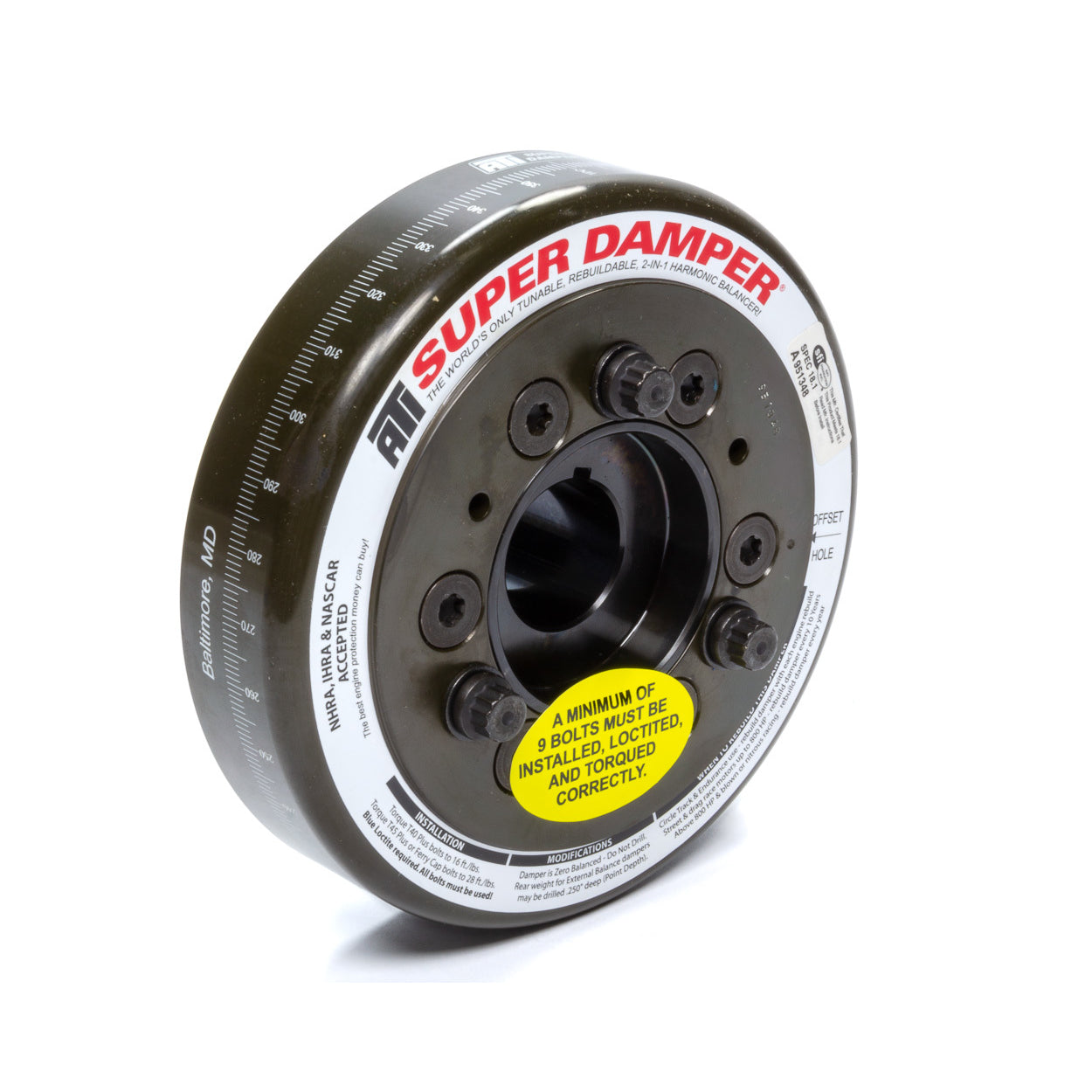 ATI Products SBC Harmonic Damper SFI 6.325 Internal Balance