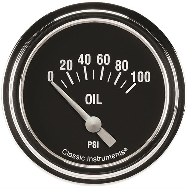Classic Instruments Hot Rod Oil Pressure Gauge - 0-100 psi