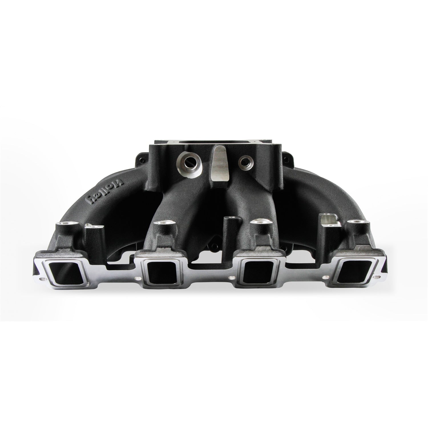Holley Single-Plane EFI Split Design Race Intake Manifold - Square Bore - Single Plane - Aluminum - Black - GM LS-Series