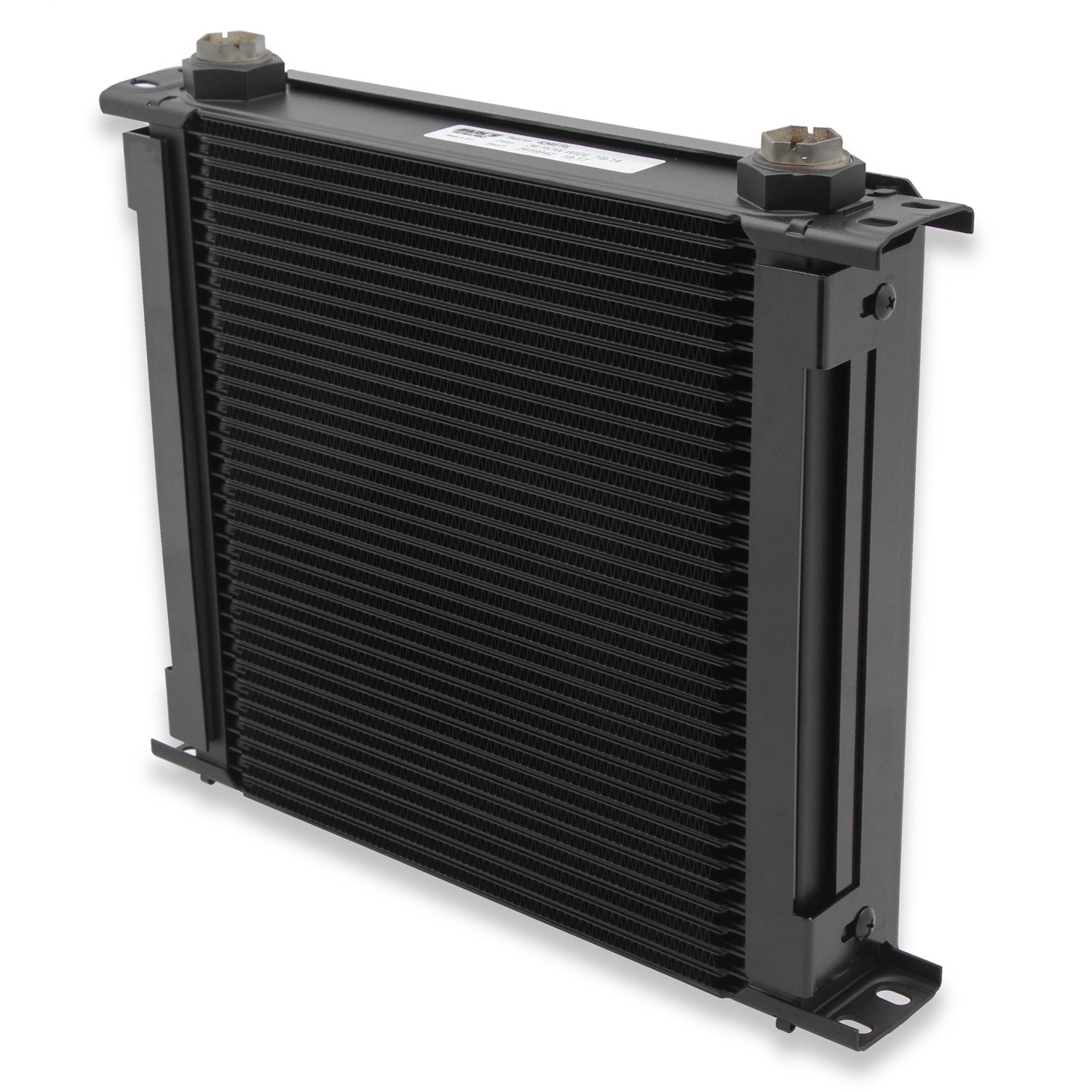 Earl's Ultrapro Oil Cooler - 1.390 x 13.000 x 4.380 in - Plate Type - 34 Row - 10 AN Female O-Ring Inlet/Outlet - Black