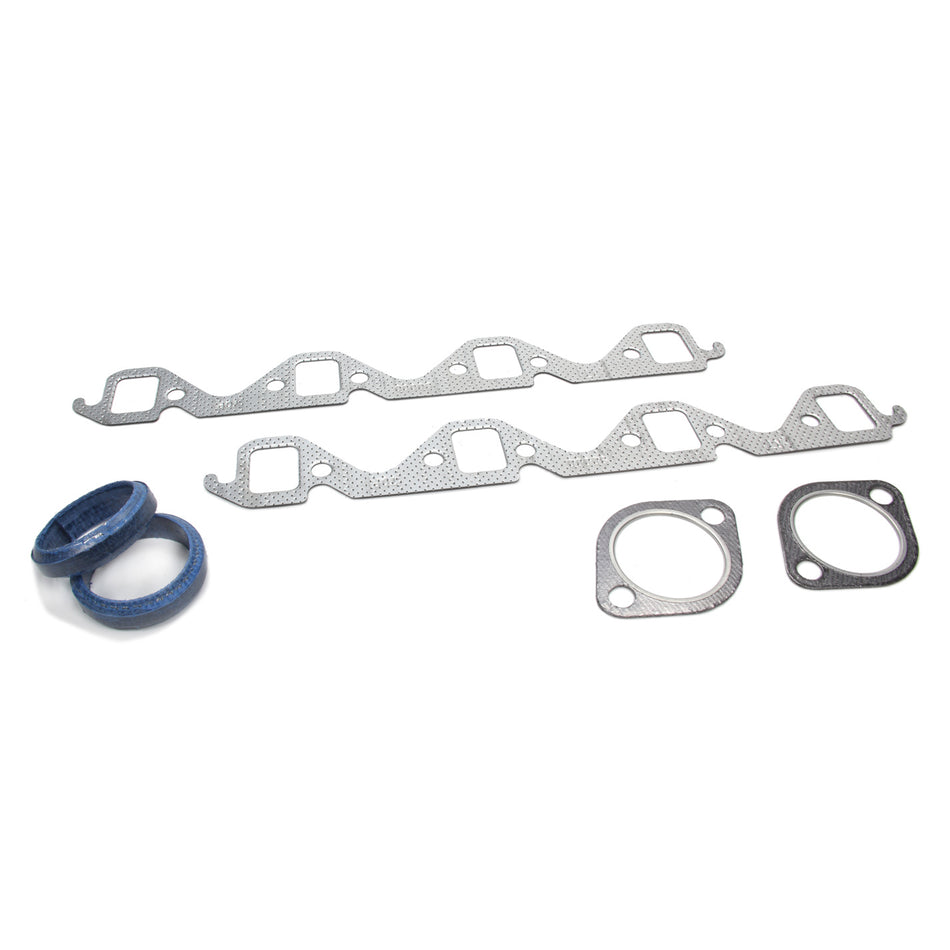Fel-Pro Exhaust Header / Manifold Gasket - 1.060 x 1.370 in Rectangle Port - Composite - Small Block Ford