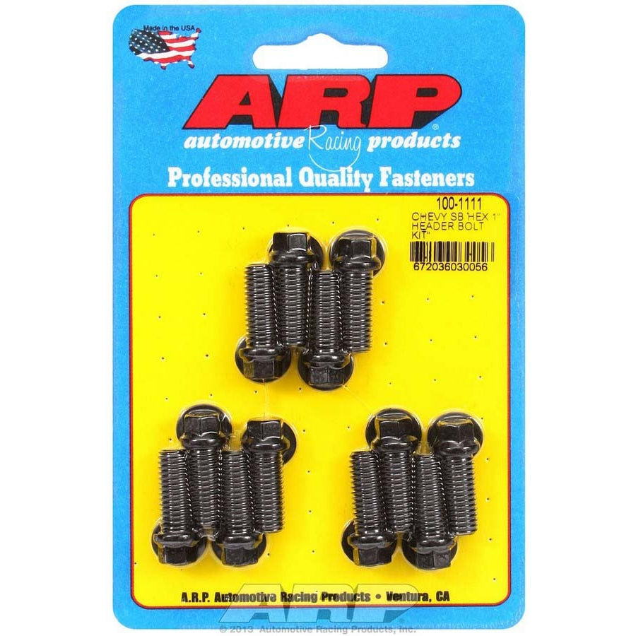 ARP Header Bolt Kit - 6 Point 3/8 x 1.00 UHL (12)