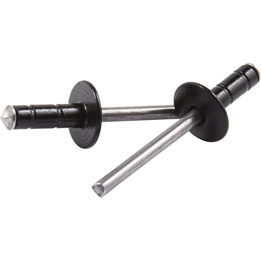 Allstar Performance 3/16" Medium Head Multi-Grip Rivet Steel Mandrel - Black