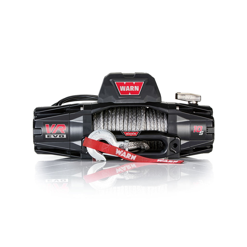 Warn VR EVO 10 Winch - 10000 lb. Capacity - Roller Fairlead - 12 Ft. Remote - 23/64" x 90 Ft. Synthetic Rope - 12V