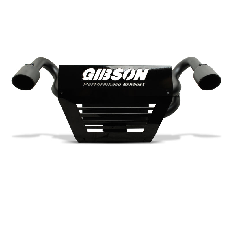 Gibson Dual Exhaust System - Black Ceramic - Polaris UTV 2016-18