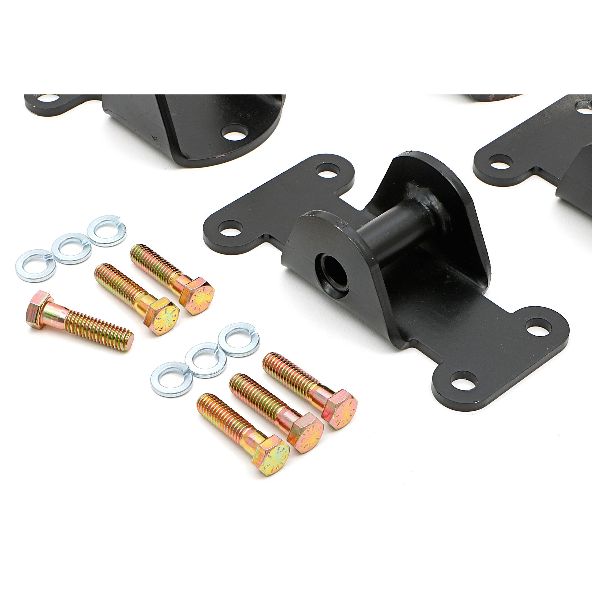 Trans-Dapt Motor Mount - Steel - Black Paint - Small Block Chevy