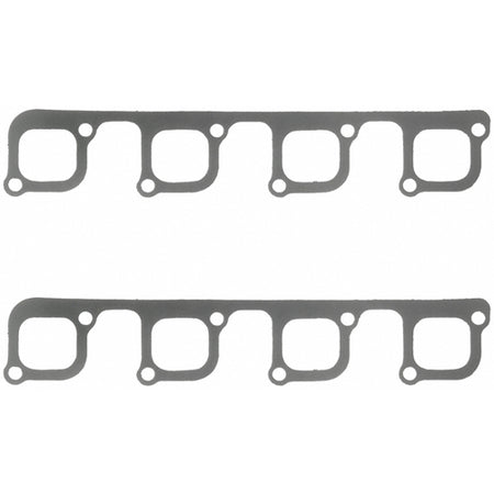 Fel-Pro Exhaust Header Gaskets - Steel Core Laminate - Yates SVO Port - SB Ford - SVO Yates Heads