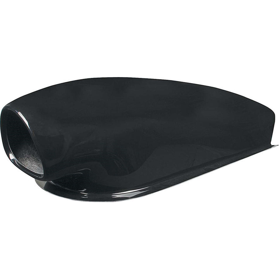 Allstar Performance Aero Hood Scoop - 13 in Tall - 14.5 in Wide - 50 in Long - Fiberglass - Black