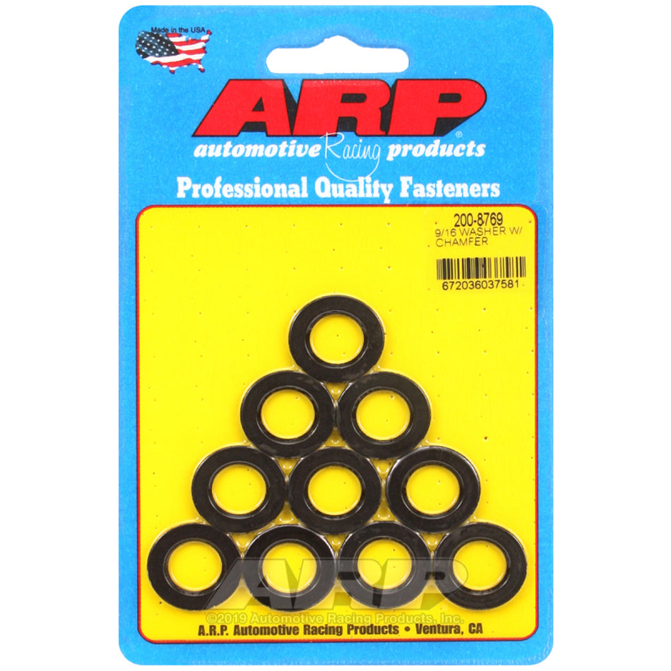 ARP Special Purpose Flat Washer Chamfered 9/16" ID 1.000" OD - 0.120" Thick