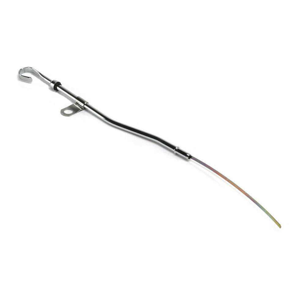 Mr. Gasket Engine Oil Dipstick - Solid Tube - Block Mount - Chrome - Mopar B / RB-Series