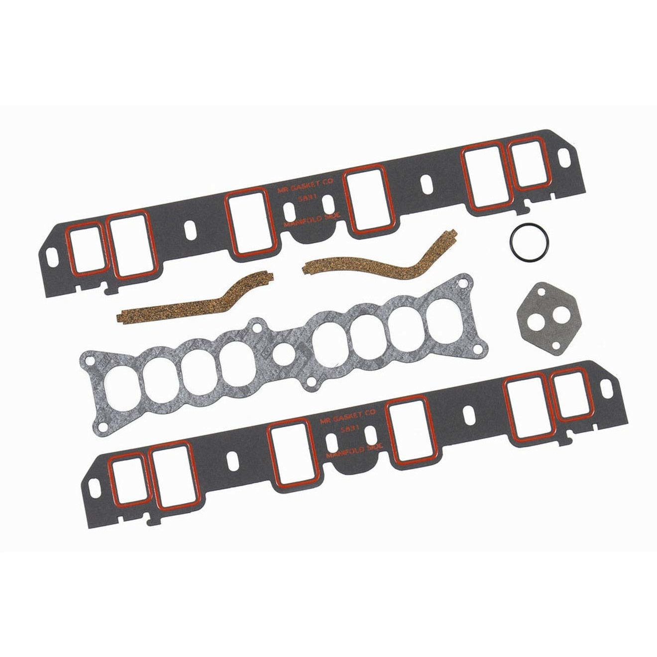 Mr. Gasket Ultra-Seal Intake Gasket - SB Ford 302EFI 1986-95 1/16" Thick Stock Port 1.25" W x 2.11" H