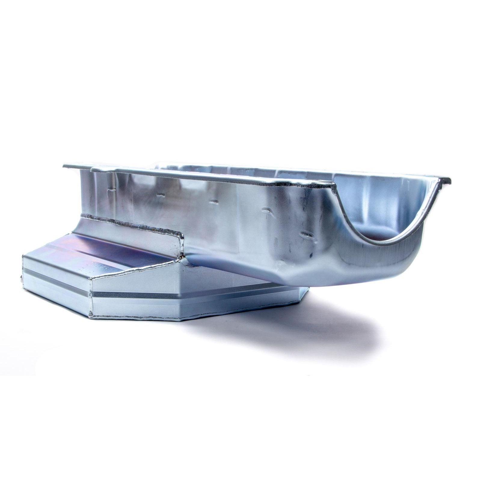 Champ Pans Left Turn Only Oil Pan - SB Chevy