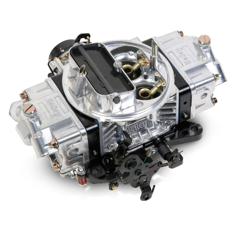 Holley 850 CFM Ultra Double Pumper Carburetor - Silver/Black