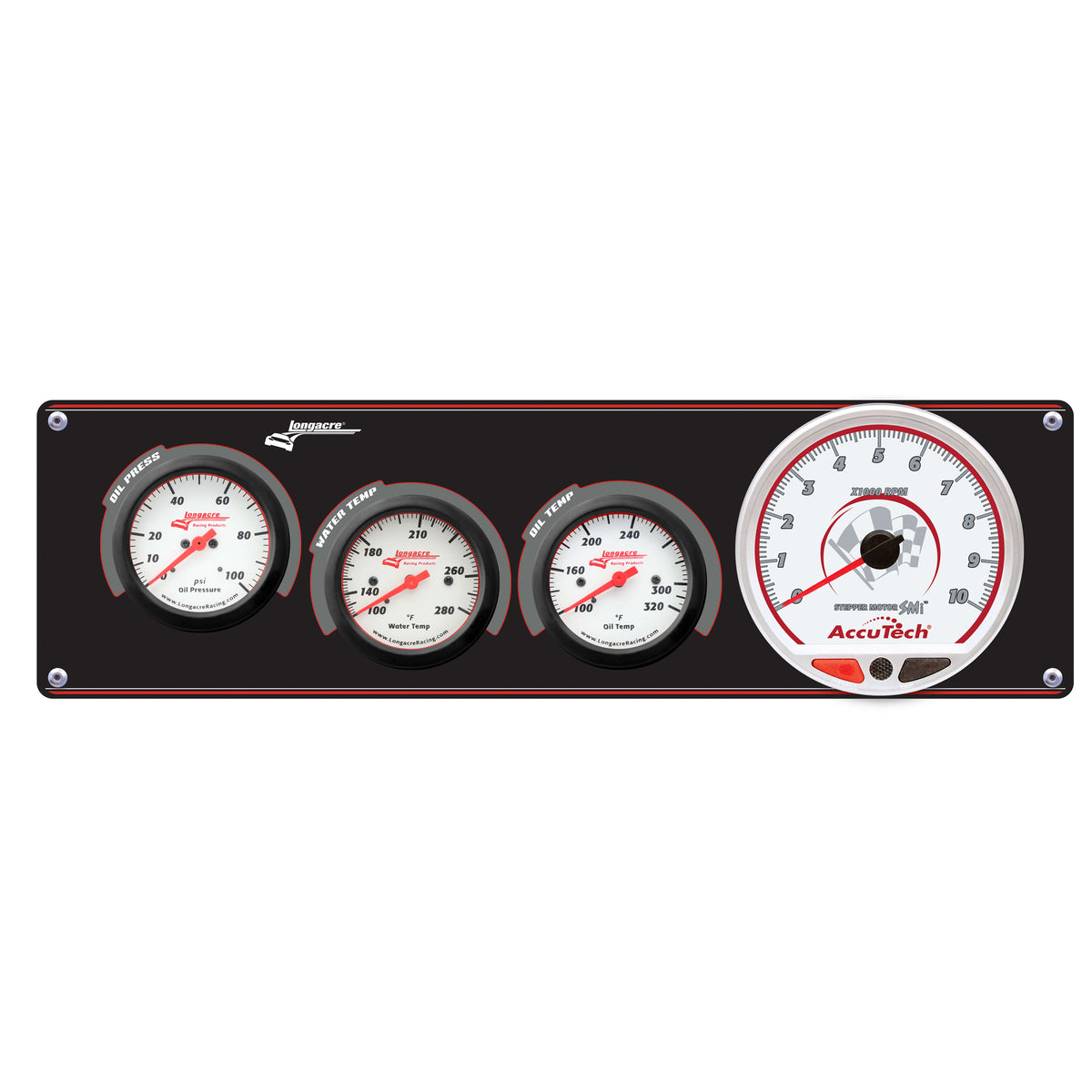 Longacre AccuTech Sportsman Gauge Panel - OP / WT / OT / Tach