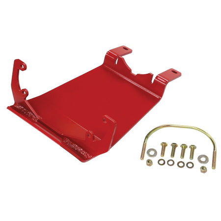 Rancho Front Differential Skid Plate - Red - Dana 44 - Jeep Gladiator 2021-22/Wrangler 2018-2022