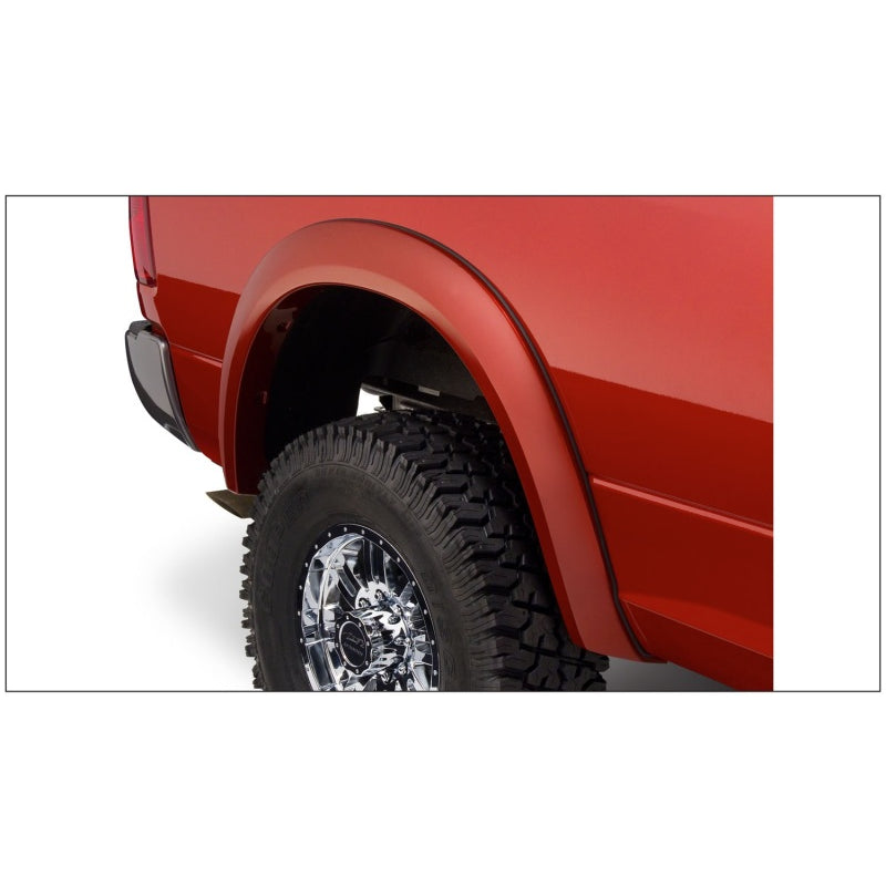 Bushwacker Extend-A-Fender Front / Rear Fender Flare - 1.75 in Wide - Black - Dodge Ram Fullsize Truck 2010-14