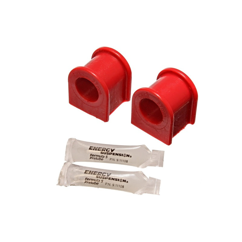Energy Suspension Hyper-Flex Sway Bar Bushing - Front - 27 mm Bar - Polyurethane - Red - (Pair)