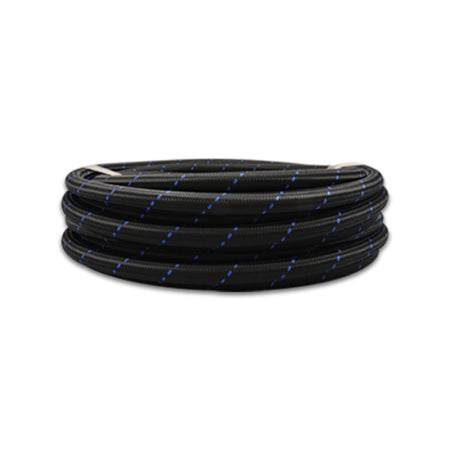 Vibrant Performance 20 Ft. Roll -10 Black Blue Nylon Braided Flex Hose