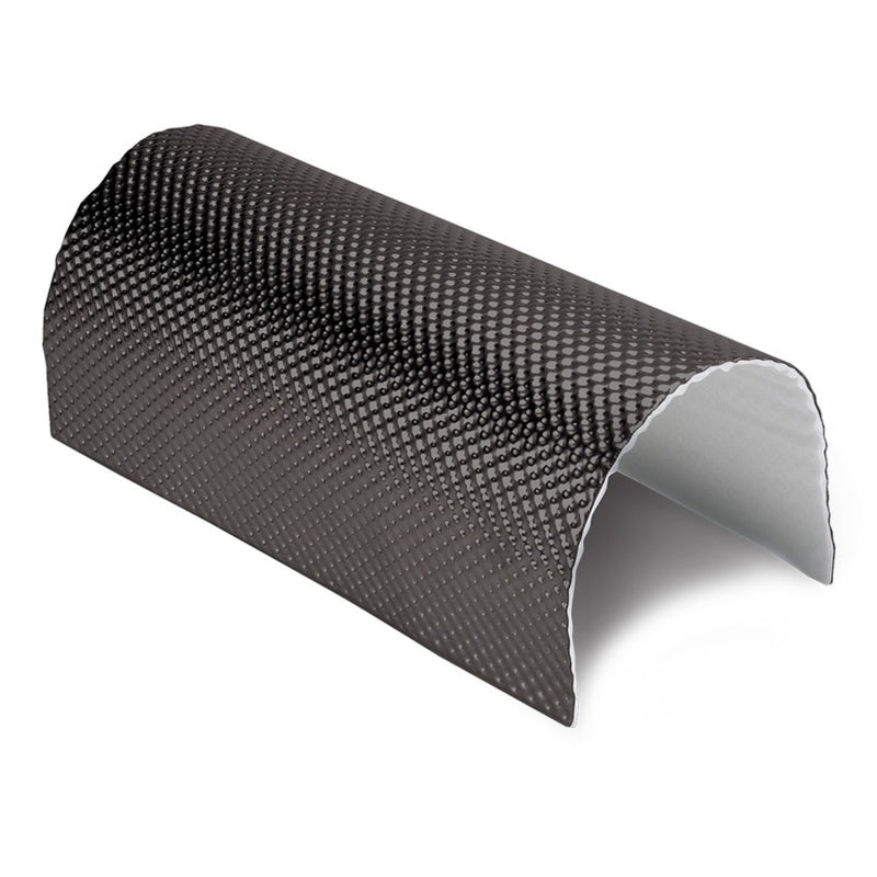 Design Engineering Floor and Tunnel Shield II - 21 x 48" Sheet - Self Adhesive Backing - Aluminized Fiberglass Cloth - Black