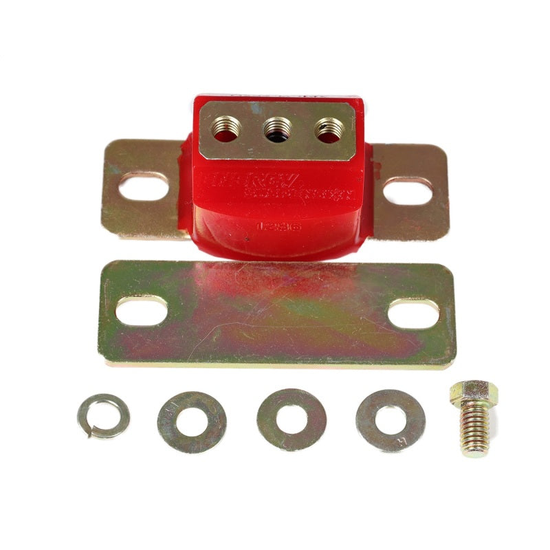 Energy Suspension Hyper-Flex Transmission Mount Steel/Polyurethane Zinc Oxide/Red GM F-Body 1982-2002 - Kit