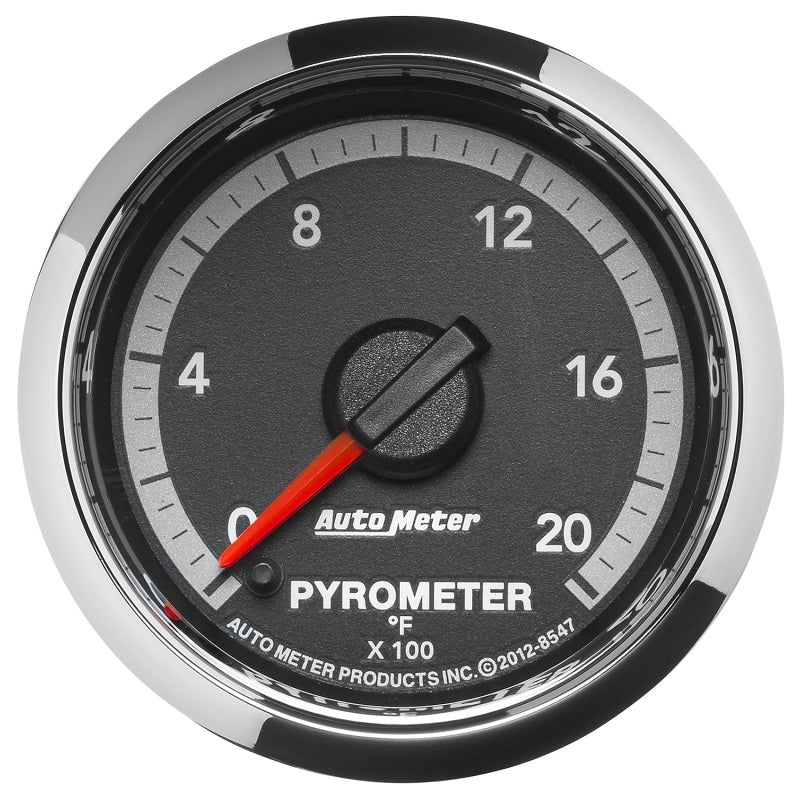 Auto Meter 2-1/16" Pyrometer Gauge - 0-2000 - Gen 4 Dodge Factory Match