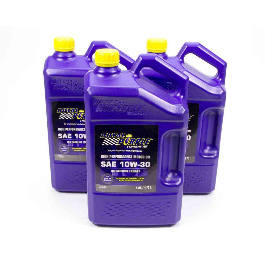 Royal Purple High Performance Motor Oil - 10w30 - 5 Quart Bottle (Case of 3)